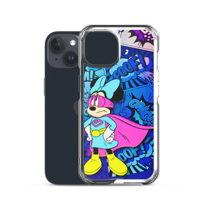 Designer Minnie-Mouse iPhone® Clear Case | Available for most iPhone® models | Wireless Charging Compatible