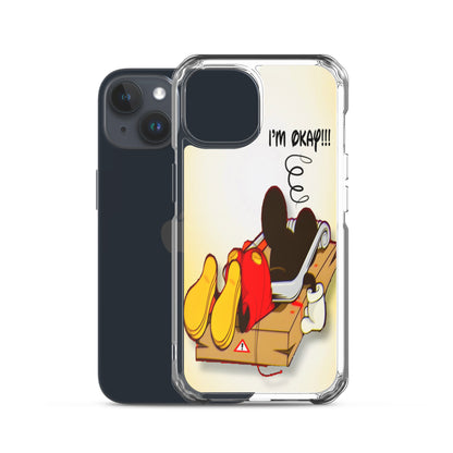 Designer Mickey-Mouse iPhone® Clear Case | Available for most iPhone® models | Wireless Charging Compatible