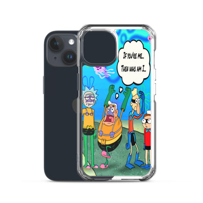 Designer Rick and Morty iPhone® Clear Case | Available for most iPhone® models | Wireless Charging Compatible