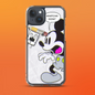 Designer Mickey-Mouse and Doodlebob iPhone® Clear Case | Available for most iPhone® models | Wireless Charging Compatible