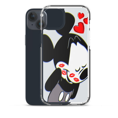 Designer Mickey-Mouse iPhone® Clear Case | Available for most iPhone® models | Wireless Charging Compatible