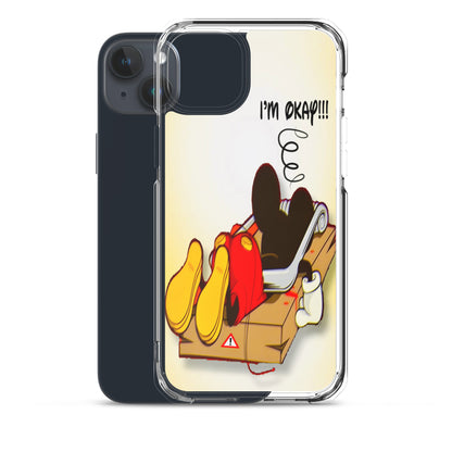 Designer Mickey-Mouse iPhone® Clear Case | Available for most iPhone® models | Wireless Charging Compatible