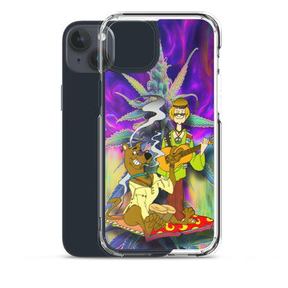 Designer Scooby-Doo and Shaggy iPhone® Clear Case | Available for most iPhone® models | Wireless Charging Compatible