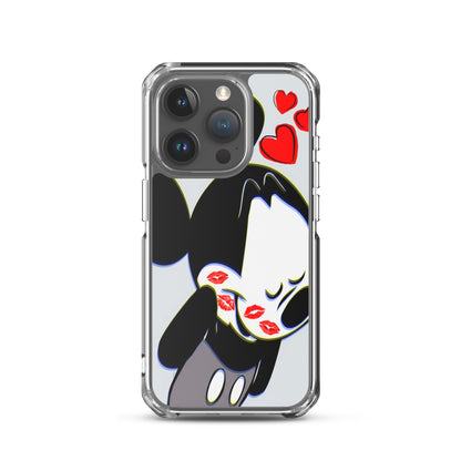 Designer Mickey-Mouse iPhone® Clear Case | Available for most iPhone® models | Wireless Charging Compatible