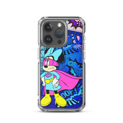 Designer Minnie-Mouse iPhone® Clear Case | Available for most iPhone® models | Wireless Charging Compatible