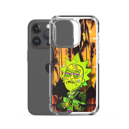 Designer Rick and Morty iPhone® Clear Case | Available for most iPhone® models | Wireless Charging Compatible