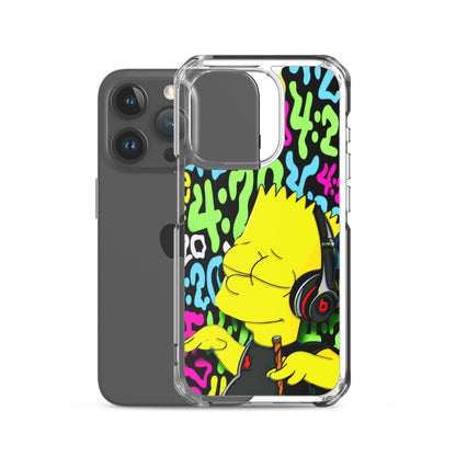 Designer The Simpsons iPhone® Clear Case | Available for most iPhone® models | Wireless Charging Compatible