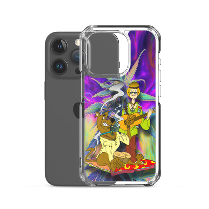 Designer Scooby-Doo and Shaggy iPhone® Clear Case | Available for most iPhone® models | Wireless Charging Compatible