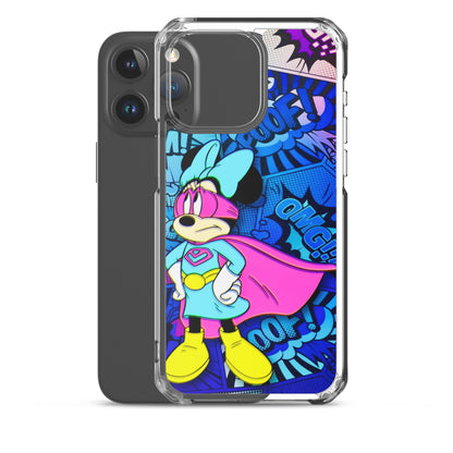 Designer Minnie-Mouse iPhone® Clear Case | Available for most iPhone® models | Wireless Charging Compatible