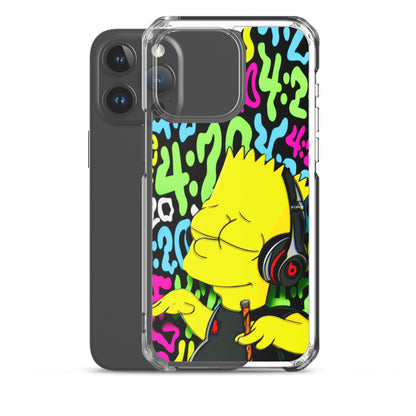 Designer The Simpsons iPhone® Clear Case | Available for most iPhone® models | Wireless Charging Compatible