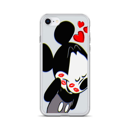 Designer Mickey-Mouse iPhone® Clear Case | Available for most iPhone® models | Wireless Charging Compatible