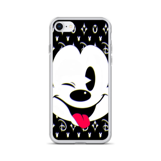 Designer Mickey-Mouse iPhone® Clear Case | Available for most iPhone® models | Wireless Charging Compatible