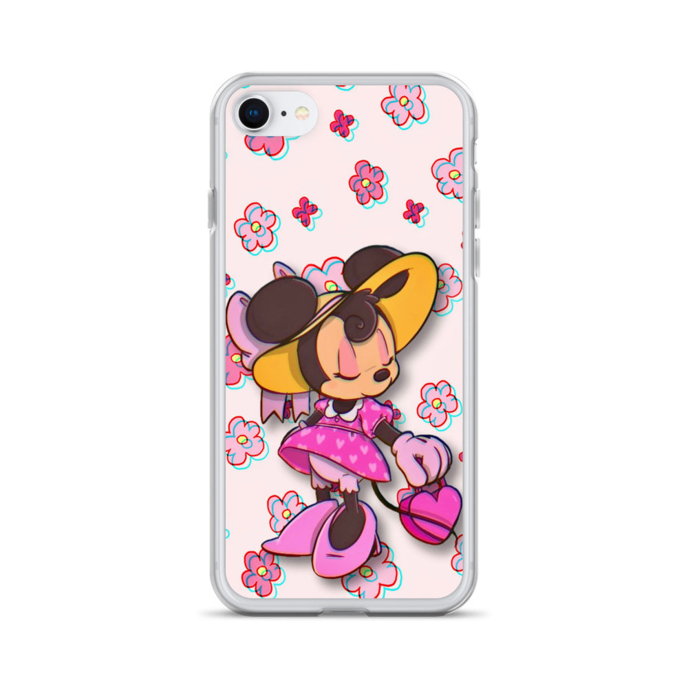 Designer Minnie-Mouse iPhone® Clear Case | Available for most iPhone® models | Wireless Charging Compatible