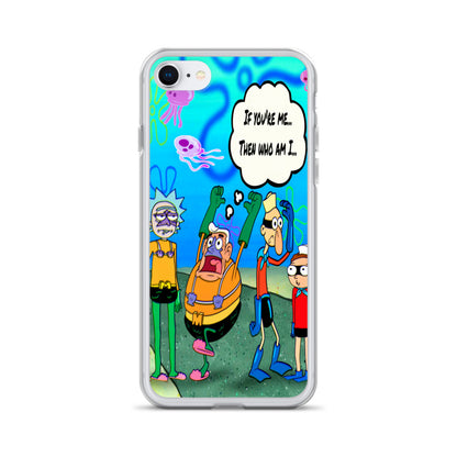 Designer Rick and Morty iPhone® Clear Case | Available for most iPhone® models | Wireless Charging Compatible