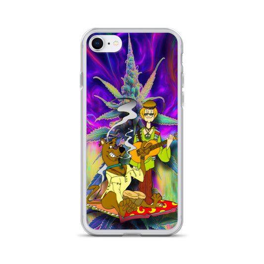 Designer Scooby-Doo and Shaggy iPhone® Clear Case | Available for most iPhone® models | Wireless Charging Compatible