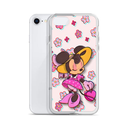 Designer Minnie-Mouse iPhone® Clear Case | Available for most iPhone® models | Wireless Charging Compatible