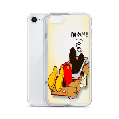 Designer Mickey-Mouse iPhone® Clear Case | Available for most iPhone® models | Wireless Charging Compatible