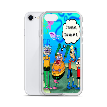 Designer Rick and Morty iPhone® Clear Case | Available for most iPhone® models | Wireless Charging Compatible