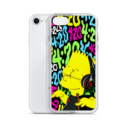 Designer The Simpsons iPhone® Clear Case | Available for most iPhone® models | Wireless Charging Compatible