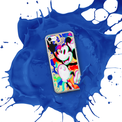 Mickey-Mouse iPhone® Clear Case | 3D Glitch Effect | Available for most iPhone® models | Wireless Charging Compatible