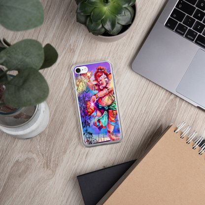 Ganesh Dancing iPhone® Clear Case | Available for most iPhone® models | Wireless Charging Compatible