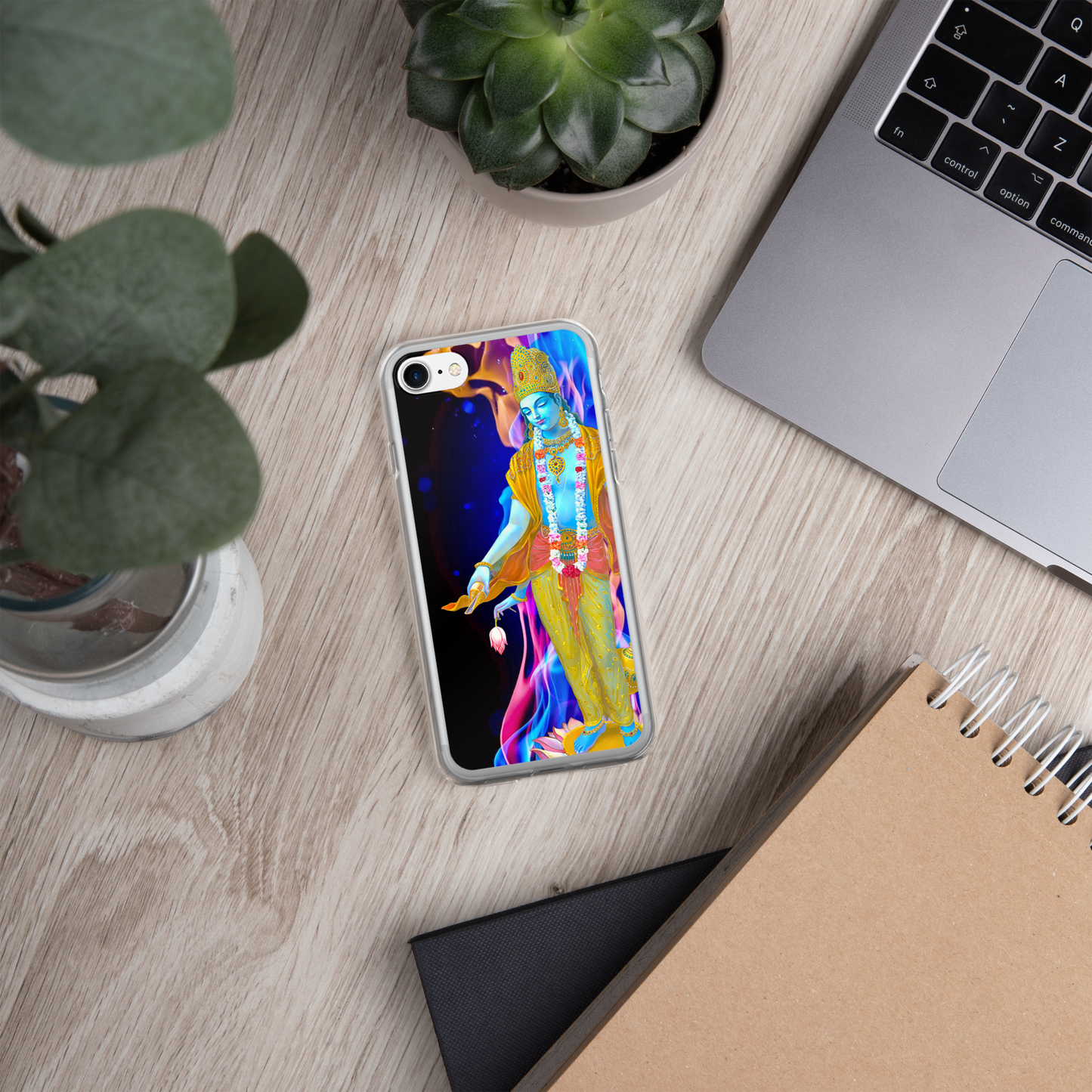 Vishnu iPhone® Clear Case | Available for most iPhone® models | Wireless Charging Compatible