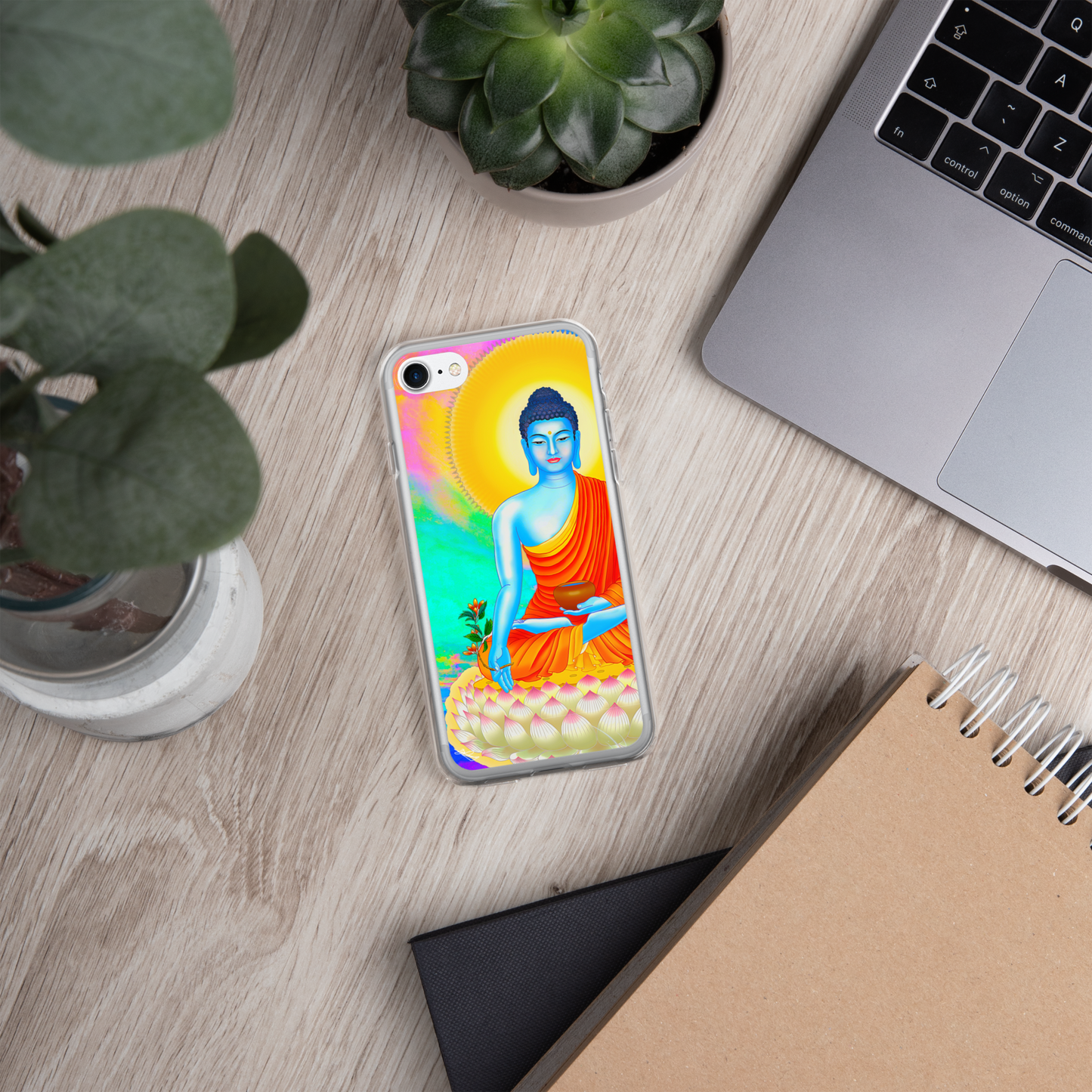 Buddha iPhone® Clear Case | Available for most iPhone® models | Wireless Charging Compatible