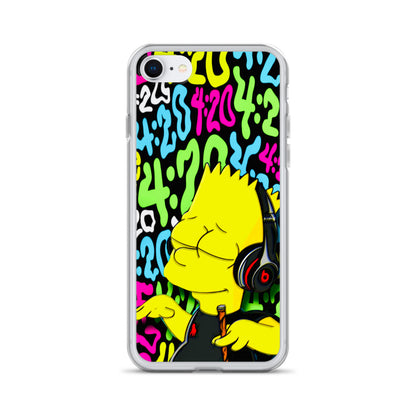 Designer The Simpsons iPhone® Clear Case | Available for most iPhone® models | Wireless Charging Compatible