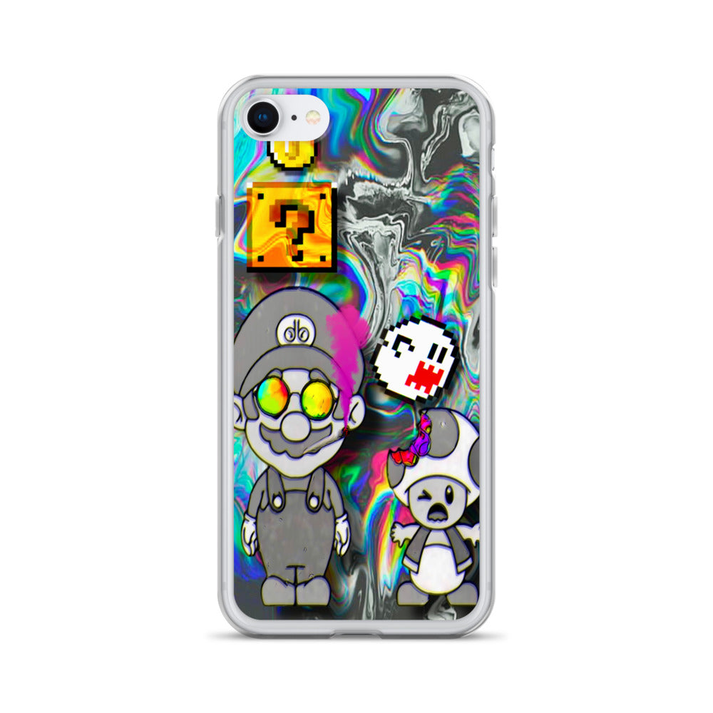 Designer Super-Mario and Toad iPhone® Clear Case | Available for most iPhone® models | Wireless Ch