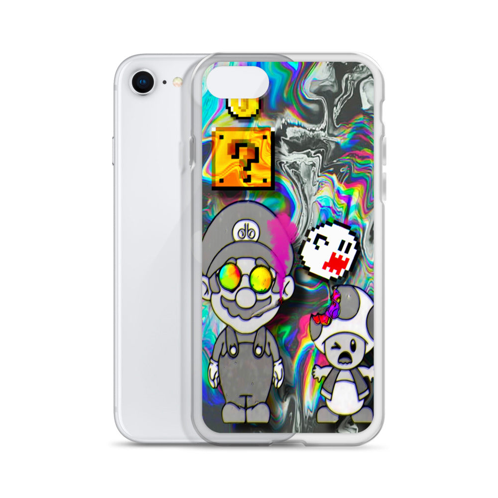 Designer Super-Mario and Toad iPhone® Clear Case | Available for most iPhone® models | Wireless Ch