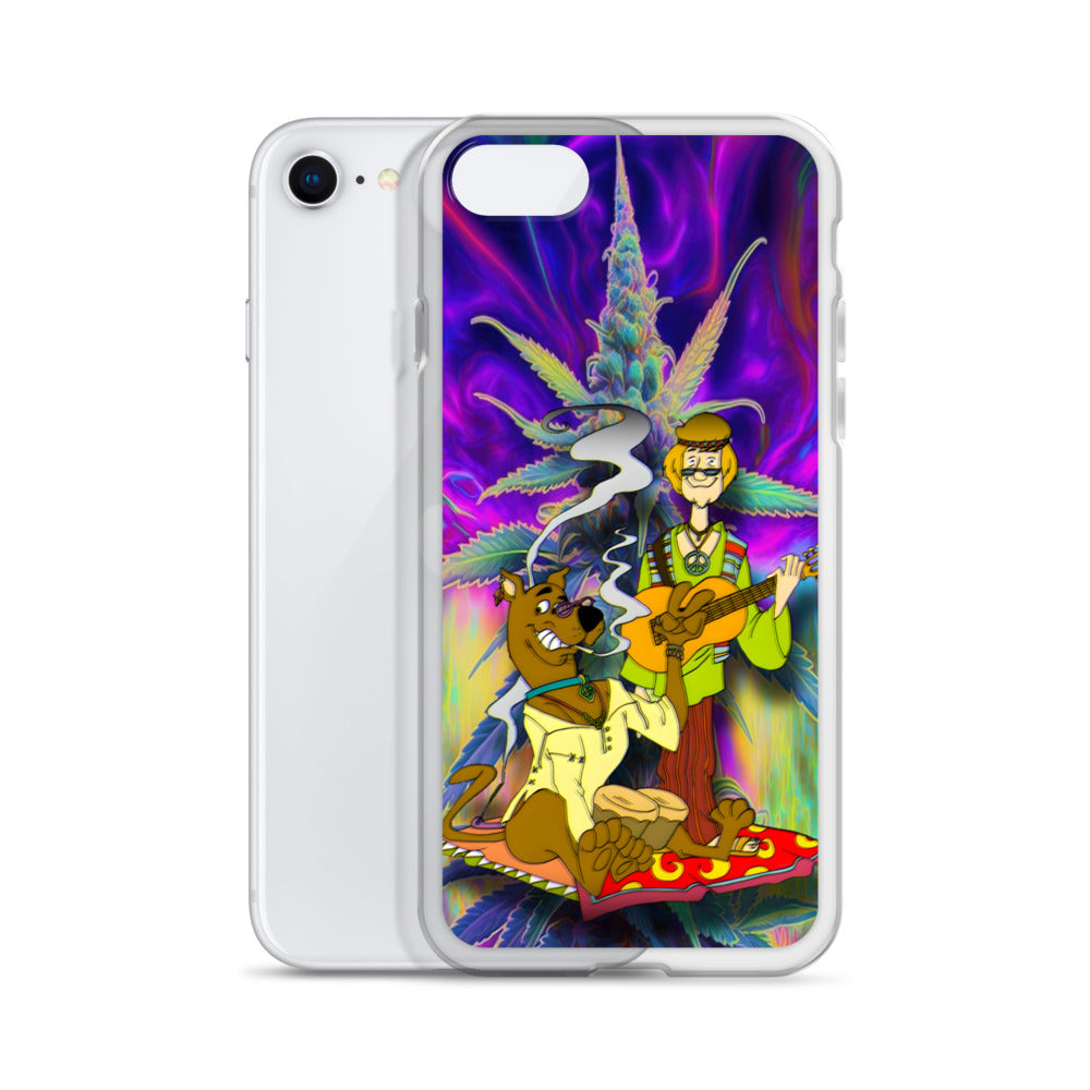 Designer Scooby-Doo and Shaggy iPhone® Clear Case | Available for most iPhone® models | Wireless Charging Compatible