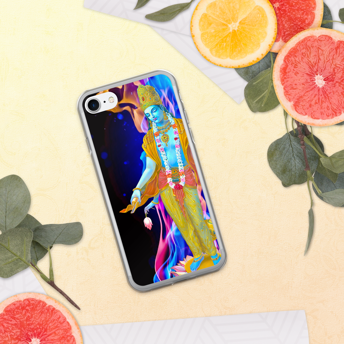 Vishnu iPhone® Clear Case | Available for most iPhone® models | Wireless Charging Compatible