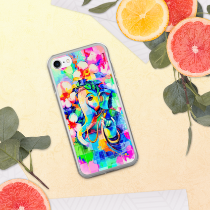 Ganesh iPhone® Clear Case | Available for most iPhone® models | Wireless Charging Compatible