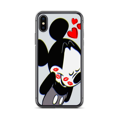 Designer Mickey-Mouse iPhone® Clear Case | Available for most iPhone® models | Wireless Charging Compatible