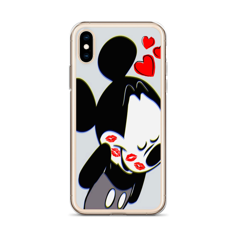 Designer Mickey-Mouse iPhone® Clear Case | Available for most iPhone® models | Wireless Charging Compatible