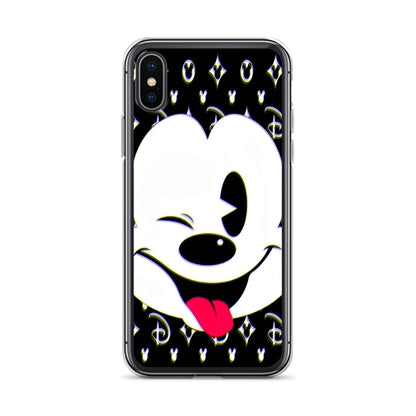 Designer Mickey-Mouse iPhone® Clear Case | Available for most iPhone® models | Wireless Charging Compatible