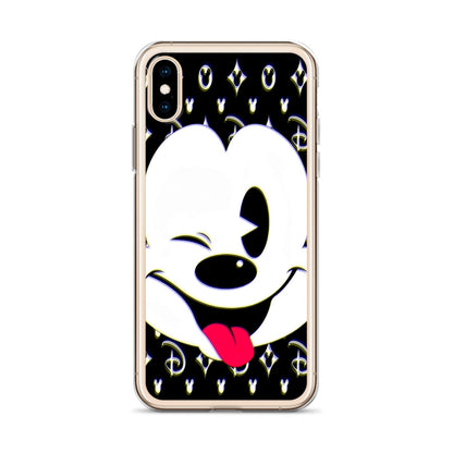 Designer Mickey-Mouse iPhone® Clear Case | Available for most iPhone® models | Wireless Charging Compatible