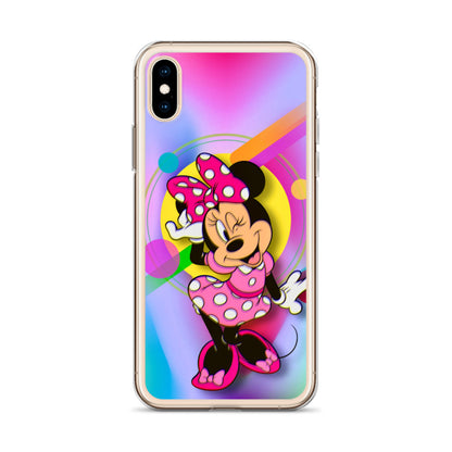 Designer Minnie-Mouse iPhone® Clear Case | Available for most iPhone® models | Wireless Charging Compatible