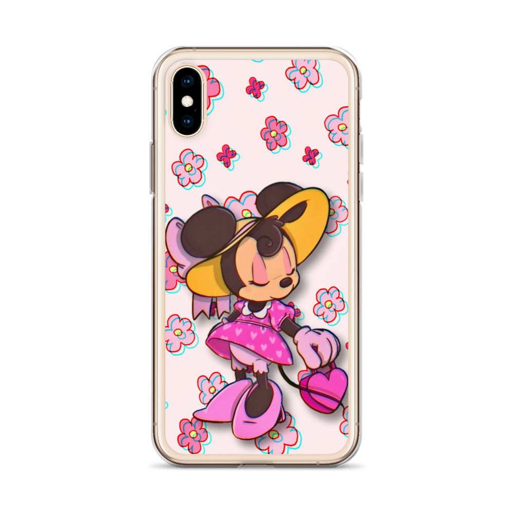 Designer Minnie-Mouse iPhone® Clear Case | Available for most iPhone® models | Wireless Charging Compatible