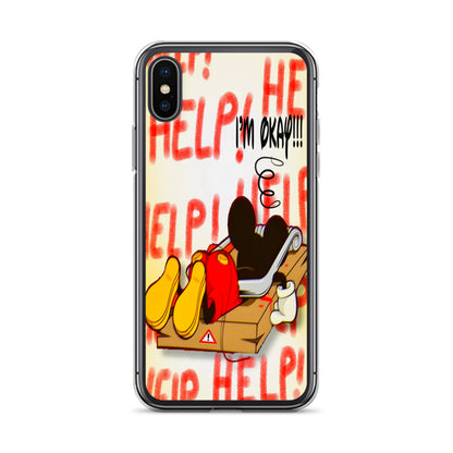 Designer Mickey-Mouse iPhone® Clear Case | Available for most iPhone® models | Wireless Charging Compatible