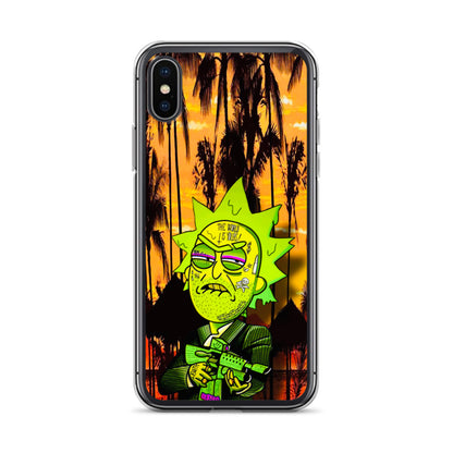 Designer Rick and Morty iPhone® Clear Case | Available for most iPhone® models | Wireless Charging Compatible