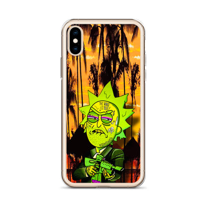 Designer Rick and Morty iPhone® Clear Case | Available for most iPhone® models | Wireless Charging Compatible