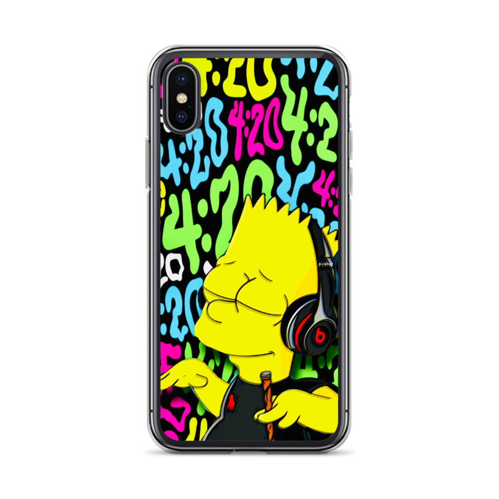 Designer The Simpsons iPhone® Clear Case | Available for most iPhone® models | Wireless Charging Compatible