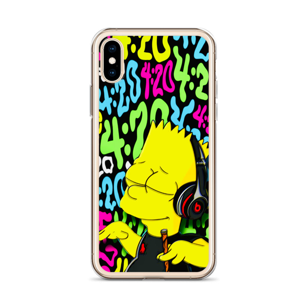 Designer The Simpsons iPhone® Clear Case | Available for most iPhone® models | Wireless Charging Compatible