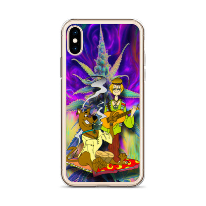 Designer Scooby-Doo and Shaggy iPhone® Clear Case | Available for most iPhone® models | Wireless Charging Compatible