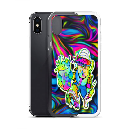 Designer Kool-Aid Man iPhone® Clear Case | Available for most iPhone® models | Wireless Charging Compatible