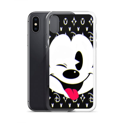 Designer Mickey-Mouse iPhone® Clear Case | Available for most iPhone® models | Wireless Charging Compatible