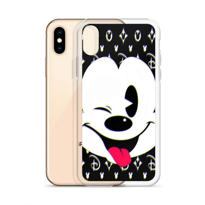 Designer Mickey-Mouse iPhone® Clear Case | Available for most iPhone® models | Wireless Charging Compatible