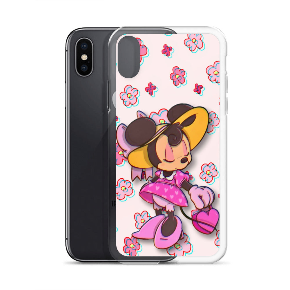 Designer Minnie-Mouse iPhone® Clear Case | Available for most iPhone® models | Wireless Charging Compatible