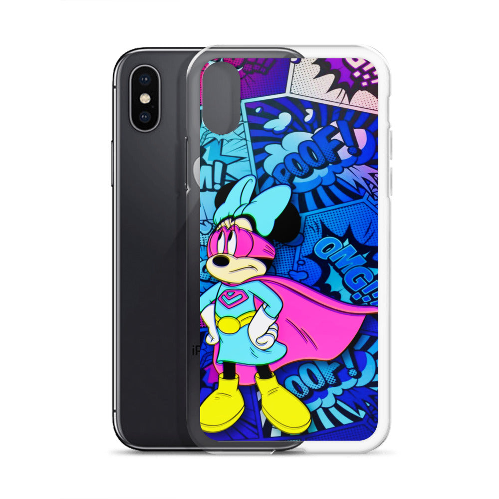 Designer Minnie-Mouse iPhone® Clear Case | Available for most iPhone® models | Wireless Charging Compatible